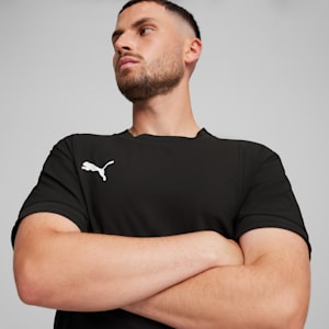 teamFINAL Men's Soccer Jersey, PUMA Black-PUMA White-Flat Dark Gray, extralarge