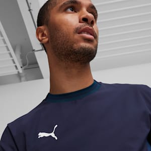 teamFINAL Men's Soccer Jersey, PUMA Navy-PUMA White-Persian Blue, extralarge