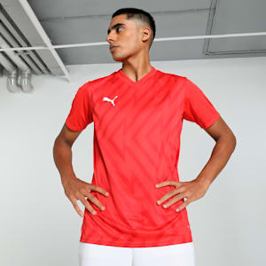 teamGLORY Men's Football Jersey, PUMA Red-PUMA White-Strong Red, extralarge-IND