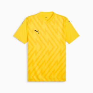 teamGLORY Men's Soccer Jersey, Faster Yellow-PUMA Black-Yellow Sizzle, extralarge