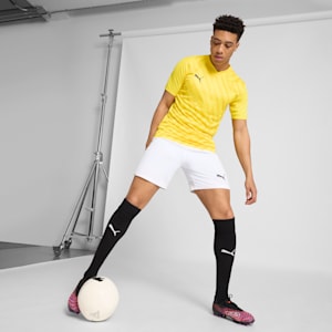 teamGLORY Men's Soccer Jersey, Faster Yellow-PUMA Black-Yellow Sizzle, extralarge