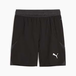 teamFINAL Men's Soccer Shorts, PUMA Black-PUMA White-Flat Dark Gray, extralarge
