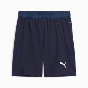 Shorts de fútbol teamFINAL para hombre, PUMA Navy-PUMA White-Persian Blue, extralarge