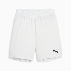 Shorts de fútbol juvenil teamGOAL, PUMA White-PUMA Black, extralarge