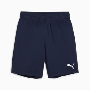teamGOAL Big Kids' Soccer Shorts, PUMA Navy-PUMA White, extralarge