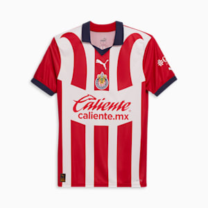 Chivas 23-24 Promo Men's Home Jersey, PUMA Red, extralarge