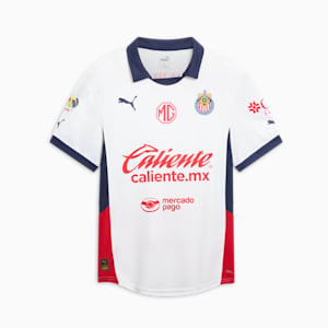 Maillot de soccer authentique à l’extérieur de Chivas 24/25 Homme, PUMA White, extralarge
