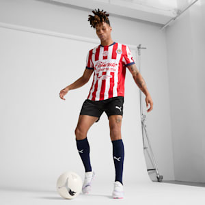 Chivas 24/25 Home Replica Men's Soccer Jersey, PUMA Red, extralarge
