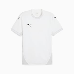 メンズ サッカー チームファイナル 半袖 シャツ, PUMA White-Feather Gray, extralarge-JPN