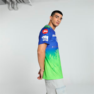 PUMA x RCB 2024 Men's Official Match Green Jersey, Surf The Web-Parakeet Green, extralarge-IND