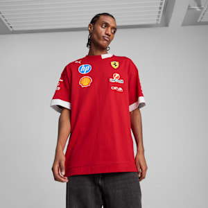 Scuderia Ferrari 2025 Drivers Tee Men, Dark Cherry, extralarge-GBR