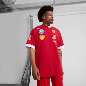 Scuderia Ferrari 2025 Men's Drivers Tee, Dark Cherry, extralarge