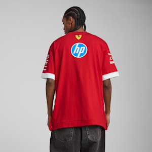 Scuderia Ferrari Drivers Men's Motorsport Tee, Dark Cherry, extralarge-IND