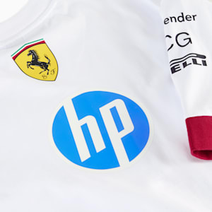 Scuderia Ferrari 2025 Men's Drivers Tee, PUMA White, extralarge