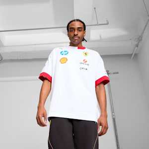 Scuderia Ferrari 2025 Men's Drivers Tee, PUMA White, extralarge