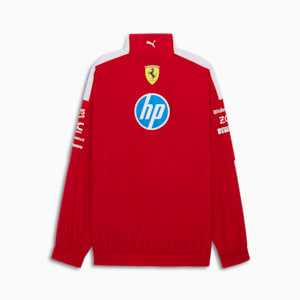 Scuderia Ferrari 2025 Drivers T7 Men's Oversized Jacket, Dark Cherry, extralarge