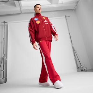 Chamarra oversized Scuderia Ferrari 2025 Drivers T7 Hombre, Dark Cherry, extralarge