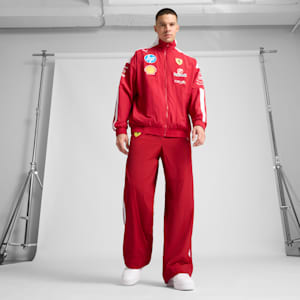 Pants oversized Scuderia Ferrari 2025 Drivers T7 Hombre, Dark Cherry, extralarge