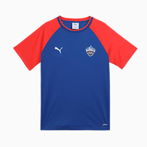 PUMA x DC 2025 Youth Fan Jersey, For All Time Red-Strong Blue, extralarge-IND
