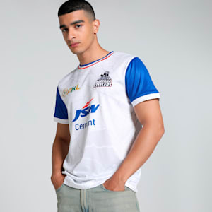 Haryana Steelers 2024 Men's Away Replica Jersey, PUMA White, extralarge-IND