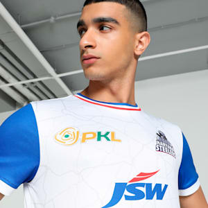 Haryana Steelers 2024 Men's Away Replica Jersey, PUMA White, extralarge-IND