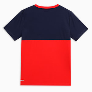 PUMA x RCB 2025 Youth Fan Jersey, PUMA Navy-Flame Scarlet, extralarge-IND