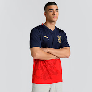 PUMA x RCB 2025 Men's Fan Jersey, PUMA Navy-Flame Scarlet, extralarge-IND