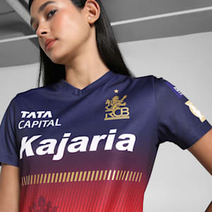 PUMA x RCB 2025 Women's League Replica Women's Jersey, PUMA Navy-Flame Scarlet, extralarge-IND