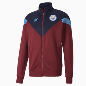 Manchester City FC Iconic MCS Men's Track Jacket, Cordovan-Peacoat, extralarge