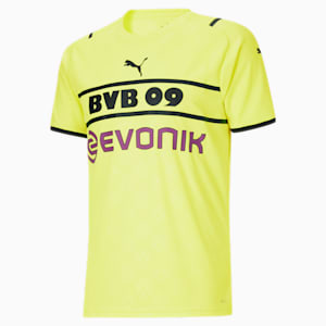 Maillot Homme BVB Cup Replica 21/22, Safety Yellow-Puma Black, extralarge