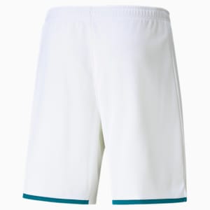 Manchester City Men's Replica Shorts, Puma White-Ocean Depths
