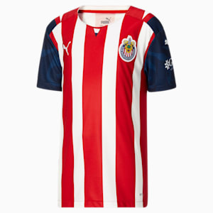 Chivas Kids' Home Shirt Replica 21-22, Puma Red