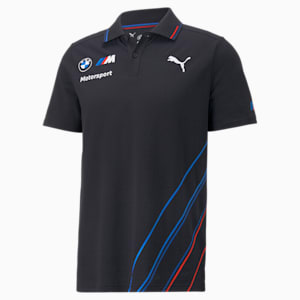 BMW M Motorsport Team Men's Polo Shirt, Anthracite, extralarge