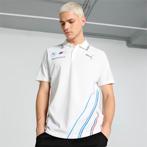 BMW M Motorsport Team Men's Polo Shirt, PUMA White, extralarge-IND