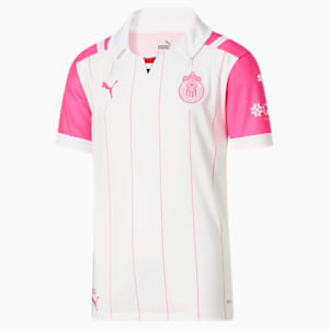 Réplica de camiseta rosada Chivas '21/'22 para niños grandes, Puma Black