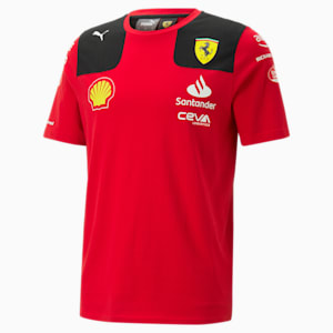Scuderia Ferrari 2023 Team Replica Carlos Sainz Men's T-shirt, Rosso Corsa, extralarge-IND