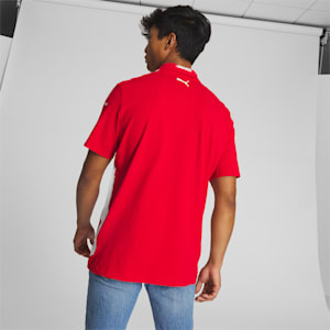 SCUDERIA FERRARI x JOSHUA VIDES Motorsport Replica Men's Polo, Rosso Corsa, extralarge