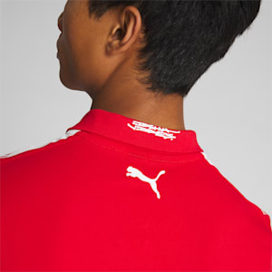 SCUDERIA FERRARI x JOSHUA VIDES Motorsport Replica Men's Polo, Rosso Corsa, extralarge