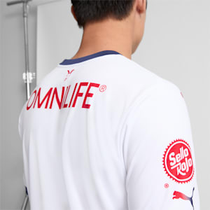Chivas 23/24 Away Men's Soccer Replica Shirt, PUMA White, extralarge