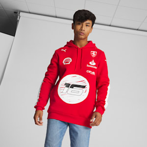 Réplica de sudadera con capucha SCUDERIA FERRARI x JOSHUA VIDES para hombre, Rosso Corsa-JV CLC, extralarge