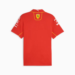 Scuderia Ferrari Team Men's Polo, Burnt Red, extralarge