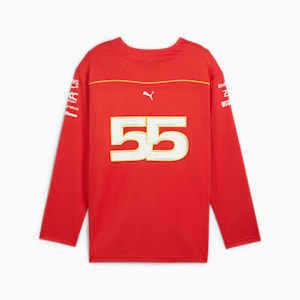 Jersey de hockey para hombre Scuderia Ferrari Team, Burnt Red-CS, extralarge