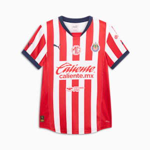 Chivas 24/25 Home Replica Women's Soccer Jersey, PUMA Red, extralarge