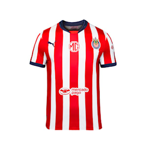 Chivas 24/25 Home Replica Big Kids' Soccer Jersey, PUMA Red, extralarge