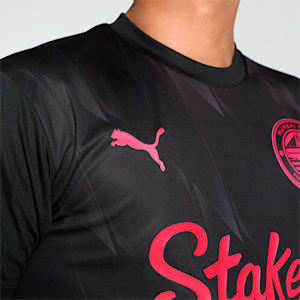 Mumbai City FC Away Replica Men's Football Jersey, PUMA Black-PUMA Pink, extralarge-IND