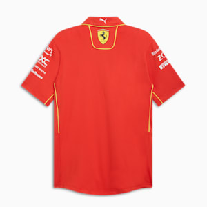 Camiseta polo para hombre del equipo Scuderia Ferrari Pro, Burnt Red, extralarge