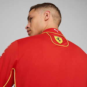 Camiseta polo para hombre del equipo Scuderia Ferrari Pro, Burnt Red, extralarge