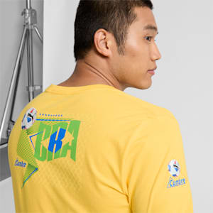 Playera Hombre Brasil PUMA CONMEBOL Copa América 2024, Pelé Yellow, extralarge