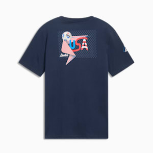 PUMA CONMEBOL Copa América 2024 USA Men's Tee, Club Navy, extralarge