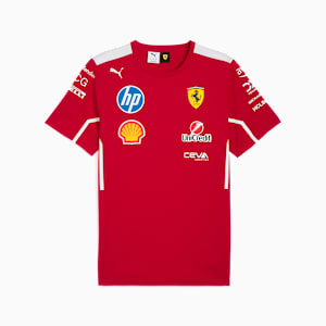 Scuderia Ferrari 2025 Team Men's Tee, Dark Cherry, extralarge